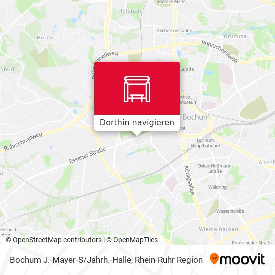 Bochum J.-Mayer-S/Jahrh.-Halle Karte