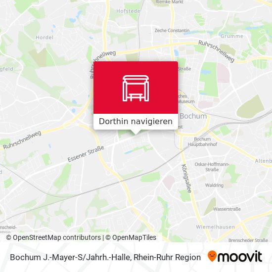 Bochum J.-Mayer-S/Jahrh.-Halle Karte