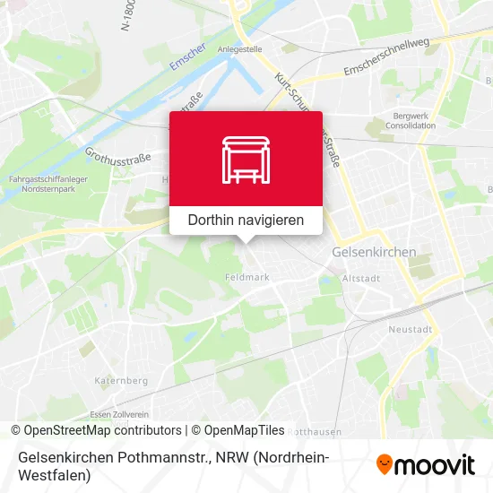 Gelsenkirchen Pothmannstr. Karte