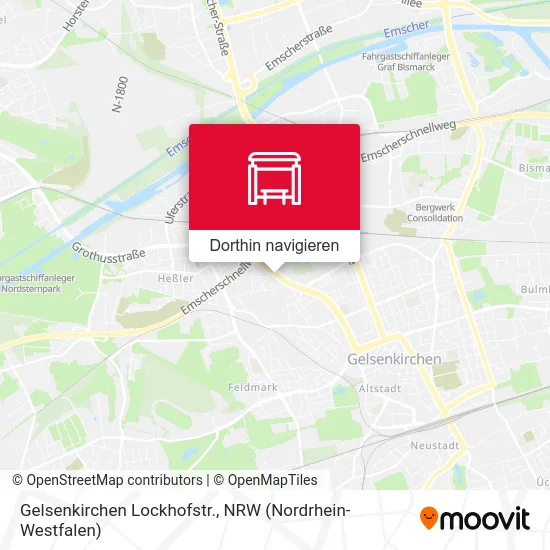 Gelsenkirchen Lockhofstr. Karte