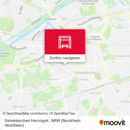 Gelsenkirchen Herzogstr. Karte