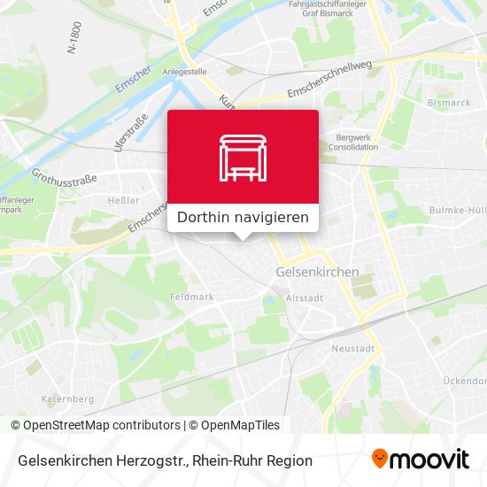 Gelsenkirchen Herzogstr. Karte