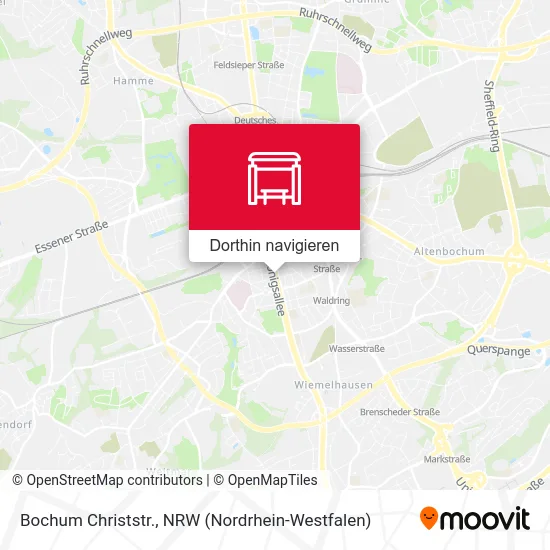Bochum Christstr. Karte