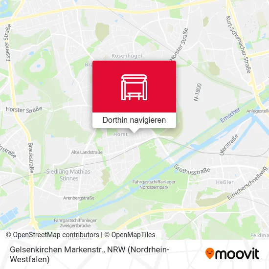 Gelsenkirchen Markenstr. Karte