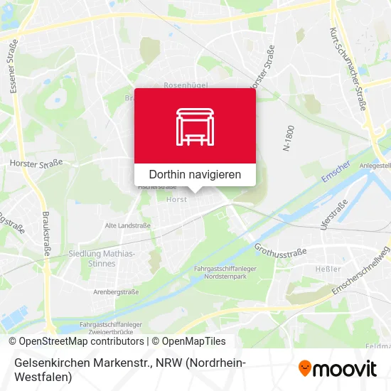 Gelsenkirchen Markenstr. Karte