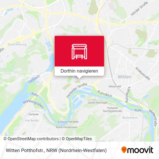Witten Potthofstr. Karte