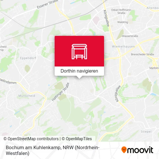 Bochum am Kuhlenkamp Karte