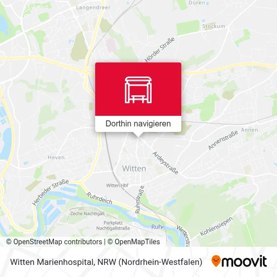 Witten Marienhospital Karte