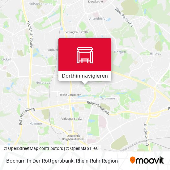 Bochum In Der Röttgersbank Karte