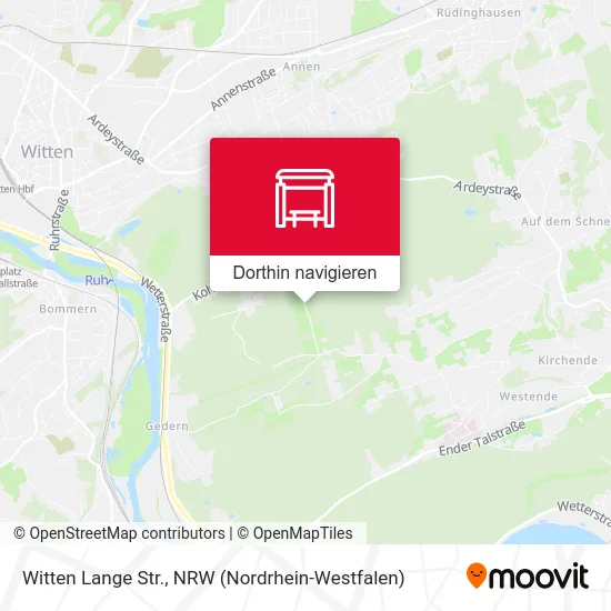 Witten Lange Str. Karte