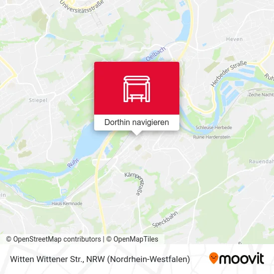 Witten Wittener Str. Karte