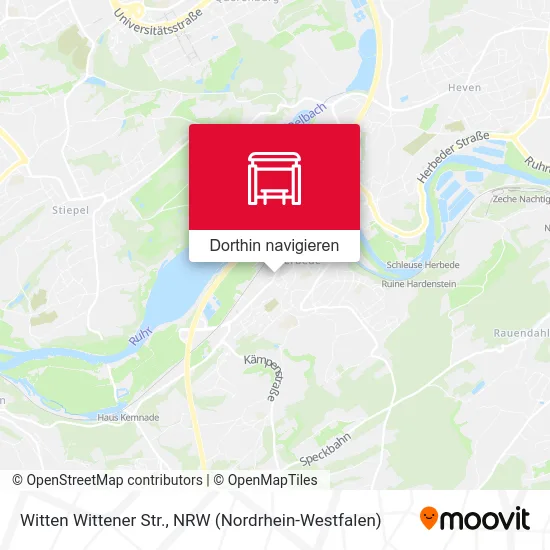 Witten Wittener Str. Karte