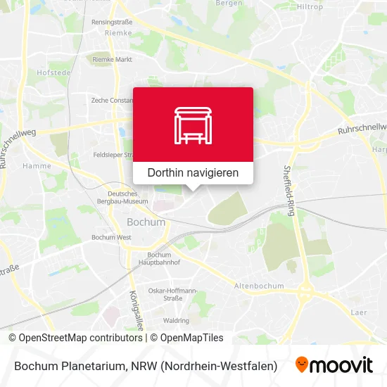Bochum Planetarium Karte
