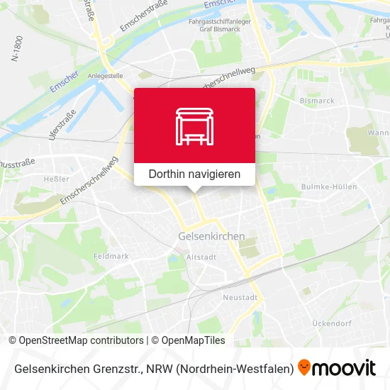 Gelsenkirchen Grenzstr. Karte