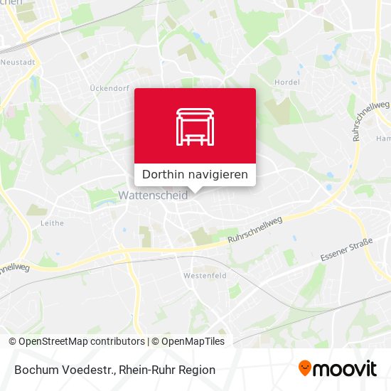 Bochum Voedestr. Karte