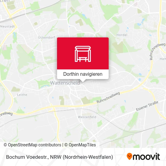 Bochum Voedestr. Karte