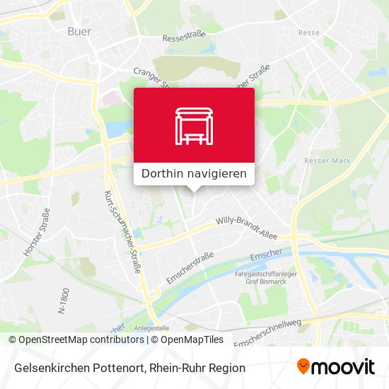 Gelsenkirchen Pottenort Karte