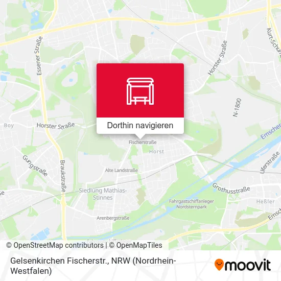 Gelsenkirchen Fischerstr. Karte