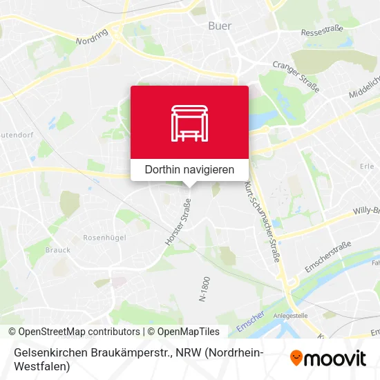 Gelsenkirchen Braukämperstr. Karte