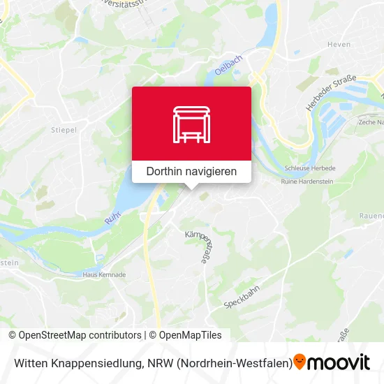 Witten Knappensiedlung Karte