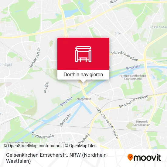 Gelsenkirchen Emscherstr. Karte