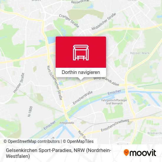 Gelsenkirchen Sport-Paradies Karte