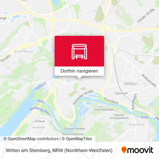 Witten am Steinberg Karte