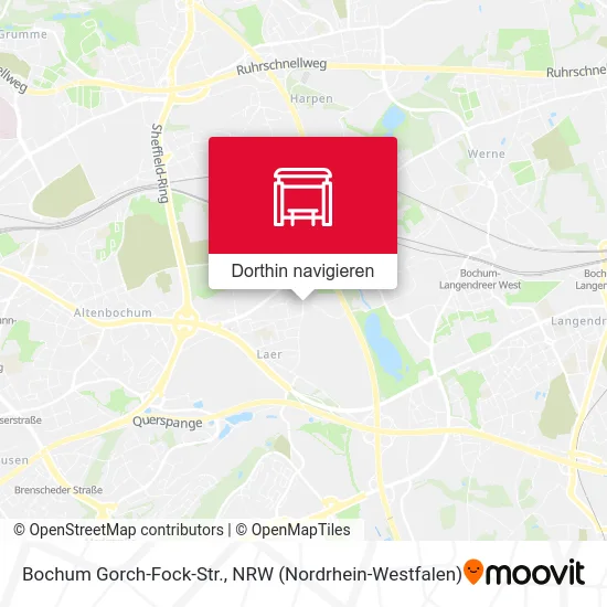 Bochum Gorch-Fock-Str. Karte