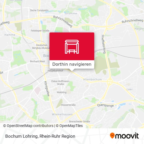 Bochum Lohring Karte