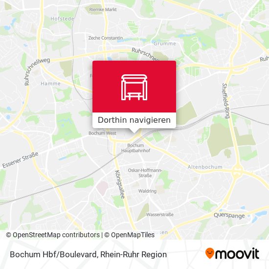 Bochum Hbf/Boulevard Karte