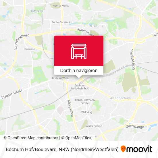 Bochum Hbf/Boulevard Karte