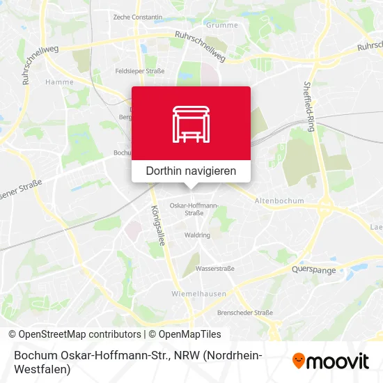 Bochum Oskar-Hoffmann-Str. Karte