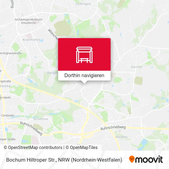Bochum Hiltroper Str. Karte