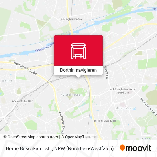 Herne Buschkampstr. Karte