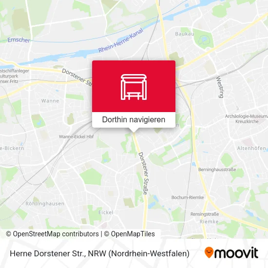 Herne Dorstener Str. Karte