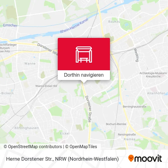 Herne Dorstener Str. Karte