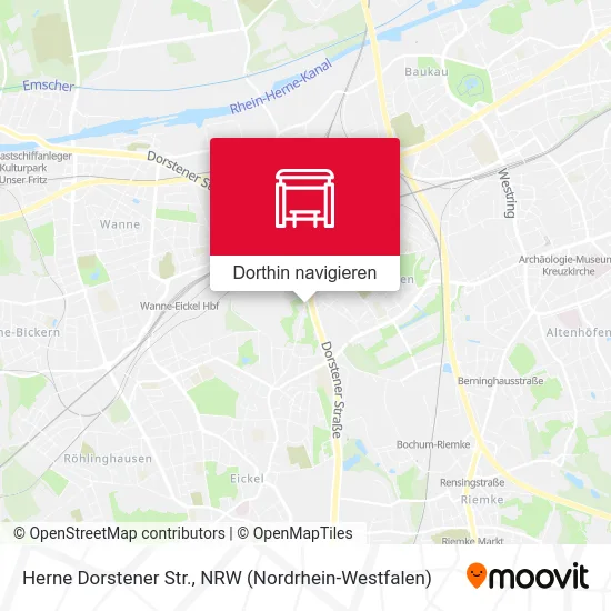 Herne Dorstener Str. Karte