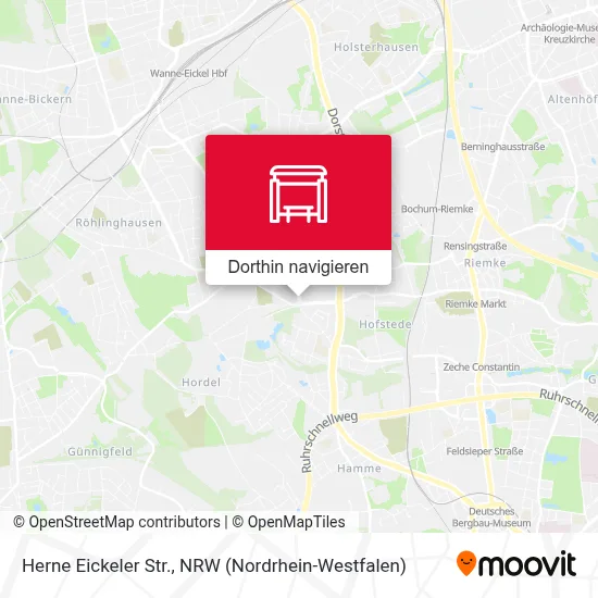 Herne Eickeler Str. Karte