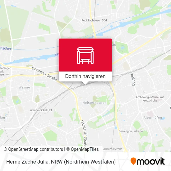 Herne Zeche Julia Karte