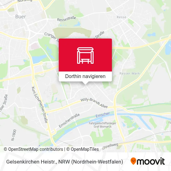 Gelsenkirchen Heistr. Karte