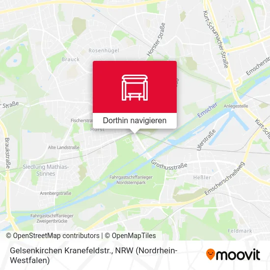 Gelsenkirchen Kranefeldstr. Karte