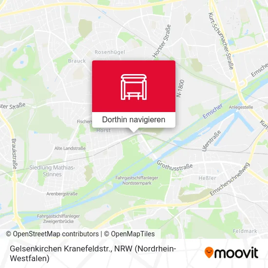 Gelsenkirchen Kranefeldstr. Karte