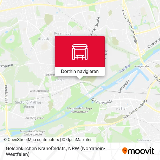 Gelsenkirchen Kranefeldstr. Karte