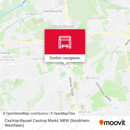 Castrop-Rauxel Castrop Markt Karte