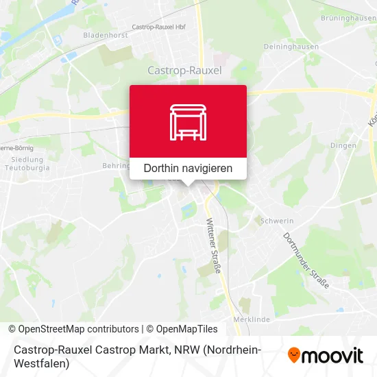Castrop-Rauxel Castrop Markt Karte