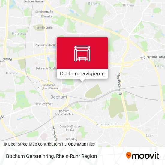 Bochum Gersteinring Karte