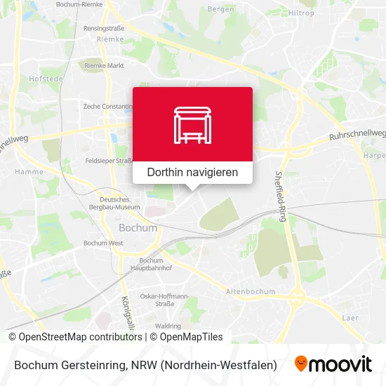 Bochum Gersteinring Karte