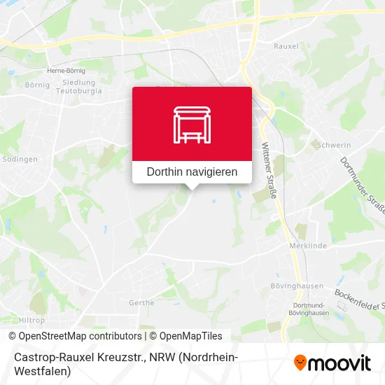 Castrop-Rauxel Kreuzstr. Karte