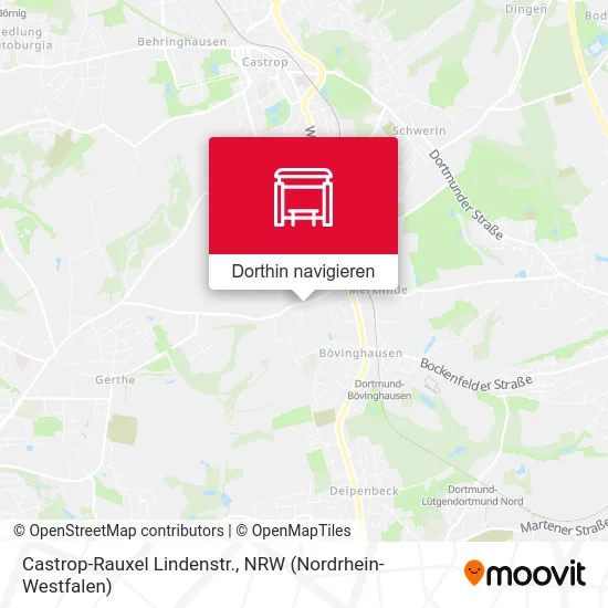 Castrop-Rauxel Lindenstr. Karte