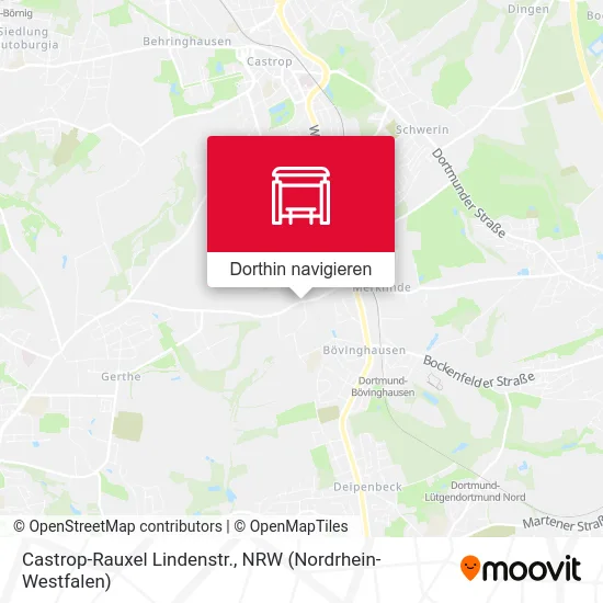 Castrop-Rauxel Lindenstr. Karte